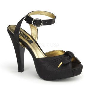 BETTIE 04, BLACK SATIN